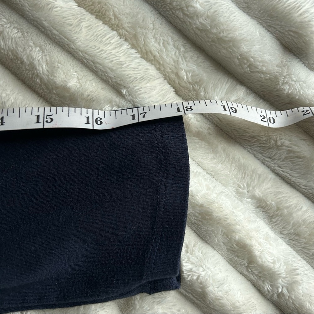 GAP Womens 3/4 Sleeve Navy Blue Shirt - Picture 3 of 8